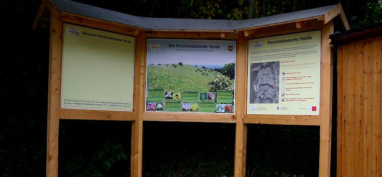 Heide-Informationstafel