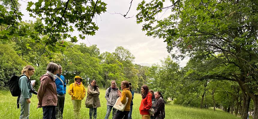 Gemeinsam mit 15 Naturinteressierten ging es heute zum Begrischpark in Perchtoldsdorf. © FdPH/A. Mrkvicka