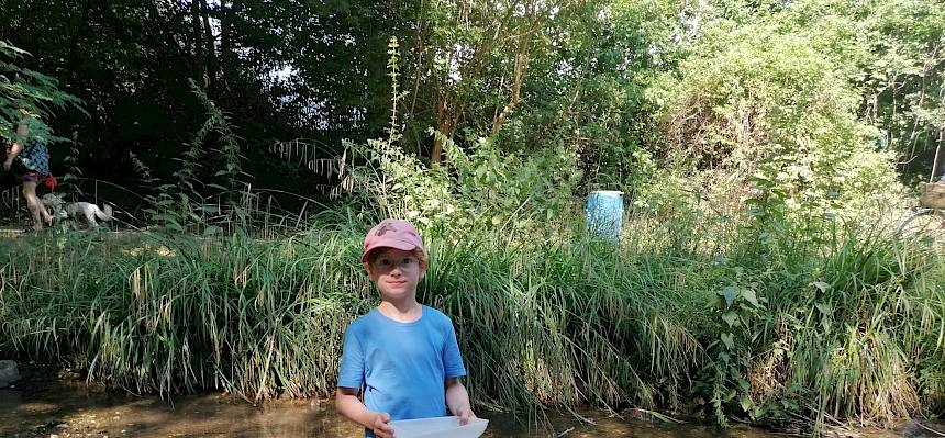 Das Erforschen der Liesing machte den Kindern großen Spaß! © FdPH/Girsch