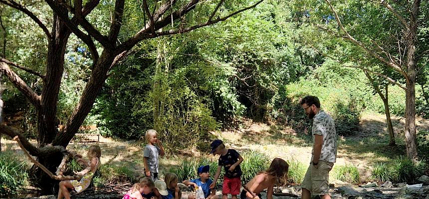 Der Tag am Bach machte den Kindern großen Spaß! © FdPH/B. Sabek