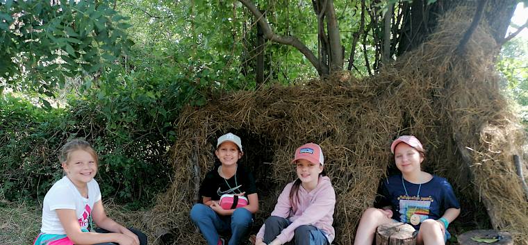 Beim freien Spielen im Bildungsgarten konnten sich die Kinder nach Lust und Laune austoben. © FdPH/Girsch