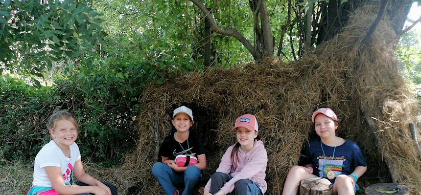 Beim freien Spielen im Bildungsgarten konnten sich die Kinder nach Lust und Laune austoben. © FdPH/Girsch