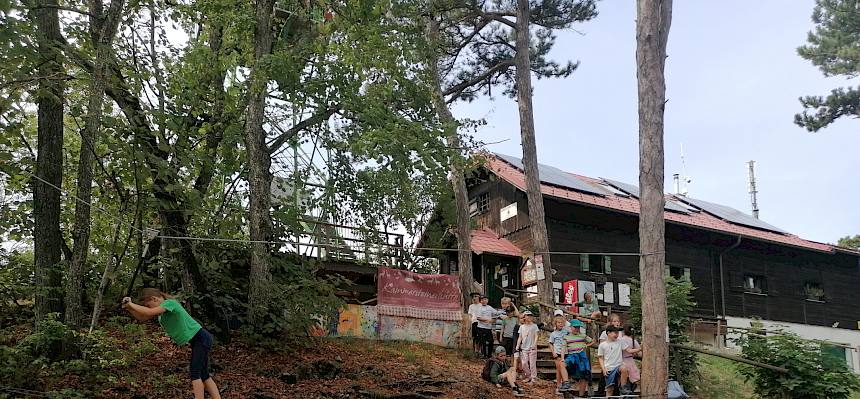 Auf der Kammersteinerhütte machten wir unsere wohlverdiente Mittagspause. © FdPH/Girsch