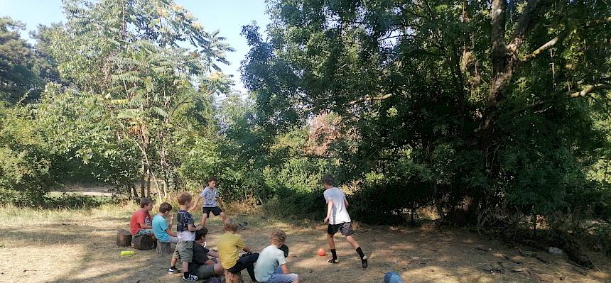 Im Laufe der Woche wurde auch Fußball gespielt. © FdPH/Girsch