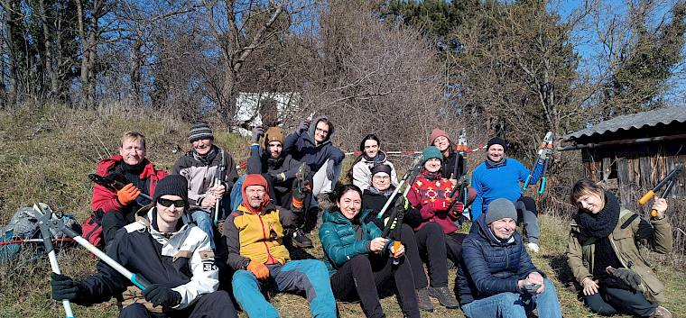 Vielen Dank an die freiwilligen Helfer:innen am Vormittag! © FdPH/I. Drozdowski