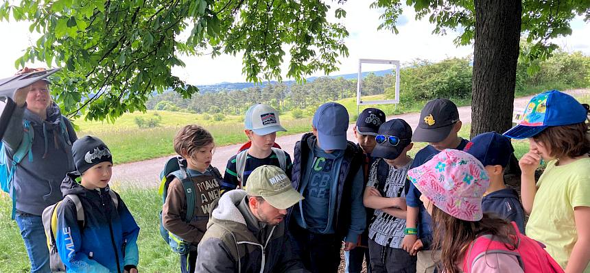 Von der lebenden Kornnatter (amerikanische Art) waren die Schüler:innen besonders fasziniert. Ziel ist, den Kindern die Angst vor Schlangen zu nehmen.© FdPH/A. Plankensteiner
