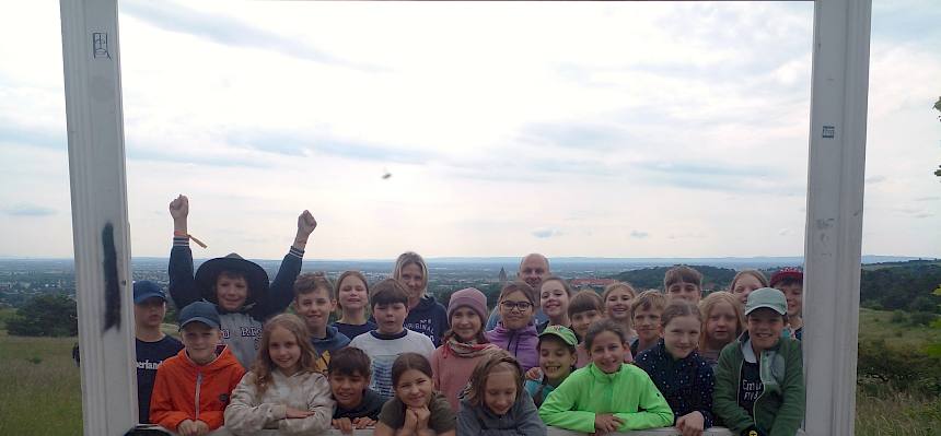 Einen spannenden Vormittag auf der Heide verbrachten die Kinder der 4a der VS Sebastian-Kneipp-Gasse. © FdPH/N. Elek