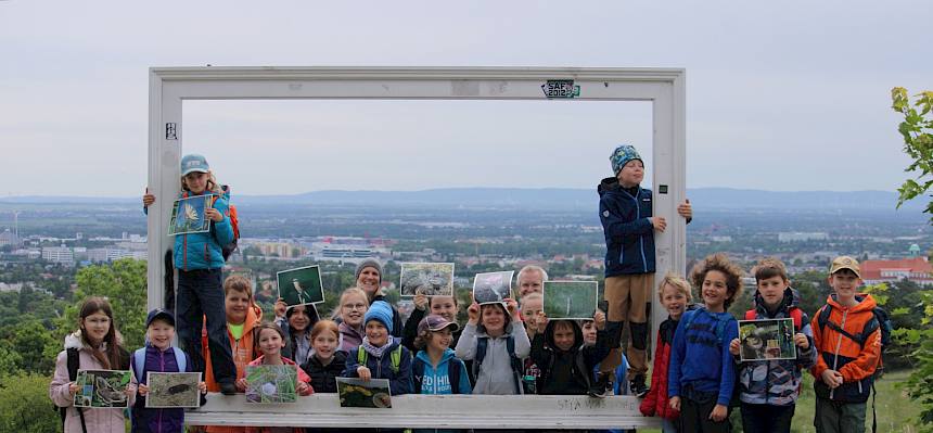 Die Kinder der 3c der VS Sebastian-Kneipp-Gasse beim Heide-Schulprojekt. © FdPH/F. Hohn