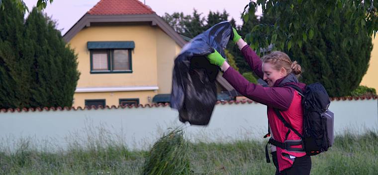 Große Mengen wurden heute im Teamwork zusammengetragen. © FdPH/F. Litzelmann