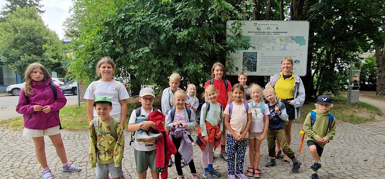 Ferienspielprogramm „Flussforscher unterwegs".  ©FdPH/B. Sabek