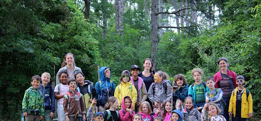 29 Abenteurer:innen waren bei unserer Naturferienwoche im Juli mit dabei. © FdPH/L. Strobl
