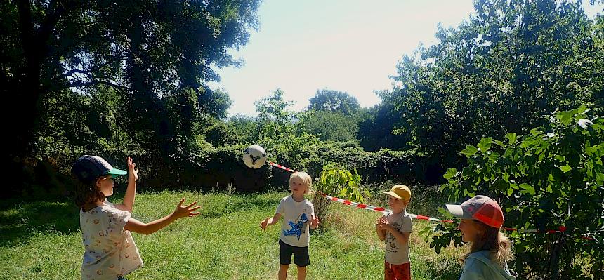 ...und Ball gespielt. © FdPH/S. Girsch