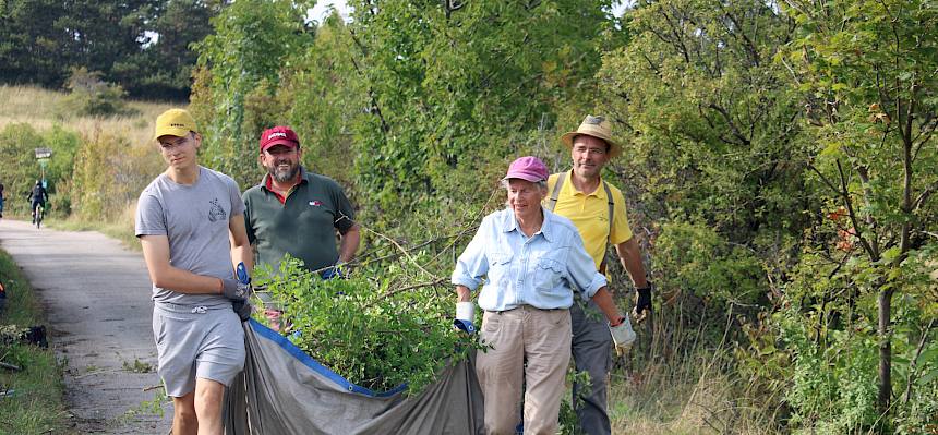 ...und mit vereinten Kräften. © FdPH/F. Hohn