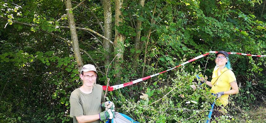Hier ist wirklich viel Schnittgut zusammengekommen. © FdPH/F. Hohn