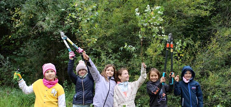 Die Kinder waren stolz auf die geleistete Arbeit! © FdPH/L. Strobl