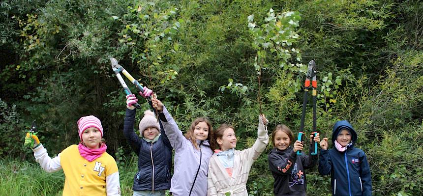 Die Kinder waren stolz auf die geleistete Arbeit! © FdPH/L. Strobl