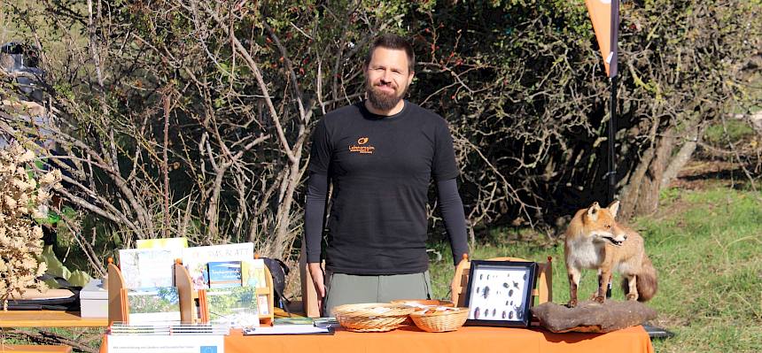 Auch der Biosphärenpark Wienerwald war mit einem Infostand vertreten. © FdPH/F. Hohn