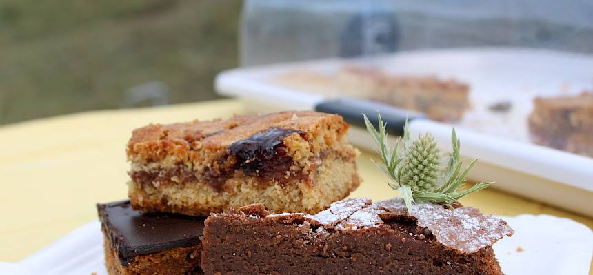 Mmmmmm! Hervorragende Kuchen beim Heidefest auf der Perchtoldsdorfer Heide. Vielen Dank an die Kuchenbäcker:innen! © FdPH/F. Hohn