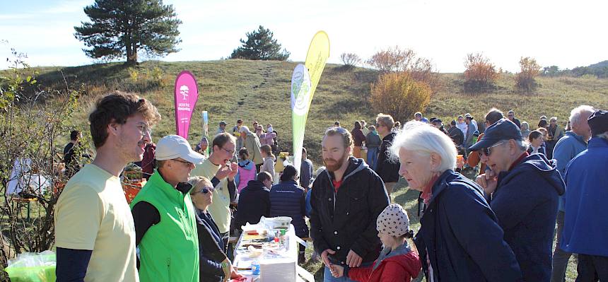 Aufstriche vom Heurigen Zechmeister und Sturm, Wein und Most vom Heurigen Schmid und Jezek. Vielen Dank für die tolle Unterstützung!© FdPH/L. Strobl