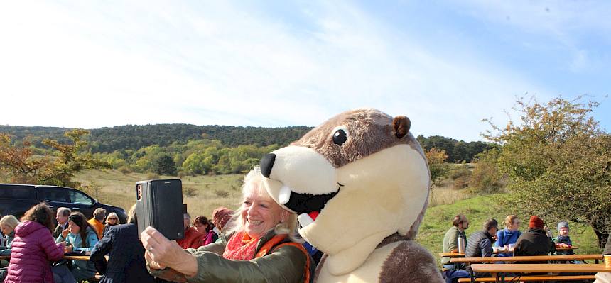 Ein Selfie mit Perzi - das musste sein! © FdPH/L. Strobl