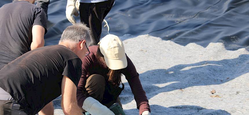 Bei der Arbeit war Teamwork gefragt. © LPV/F. Hohn