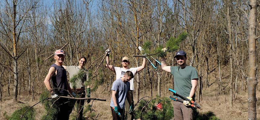 Kurz für das Foto posieren und weiter geht's. © LPV/J. FFischer