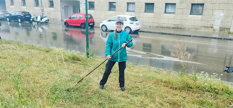 Wir hofften, die Arbeiten anschließend im Trockenen fortsetzen zu können, doch daraus wurde leider nichts. © LPV/C. Wolfert